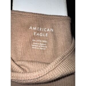 American Eagle Outfitters Tan Short Sleeve Tee